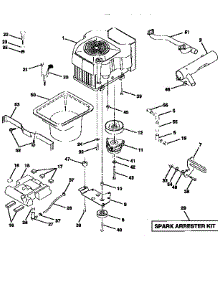 Engine parts for Craftsman Front-Engine Lawn Tractor 917251522 from AppliancePartsPros.com