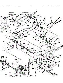 Ground Drive parts for Craftsman Front-Engine Lawn Tractor 917251523 from AppliancePartsPros.com