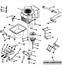 Engine parts for Craftsman Front-Engine Lawn Tractor 917251523 from AppliancePartsPros.com