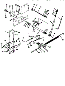 Lift Assembly parts for Craftsman Front-Engine Lawn Tractor 917251523 from AppliancePartsPros.com