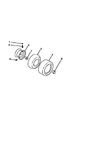 Wheels And Tires parts for Craftsman Front-Engine Lawn Tractor 917251550 from AppliancePartsPros.com