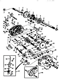 Transaxle parts for Craftsman Front-Engine Lawn Tractor 917251550 from AppliancePartsPros.com
