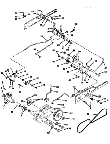 Ground Drive parts for Craftsman Front-Engine Lawn Tractor 917251551 from AppliancePartsPros.com