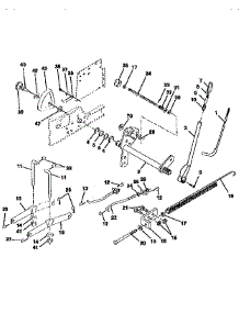 Lift Assembly parts for Craftsman Front-Engine Lawn Tractor 917251551 from AppliancePartsPros.com
