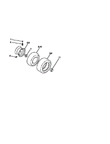 Wheels And Tires parts for Craftsman Front-Engine Lawn Tractor 917251560 from AppliancePartsPros.com