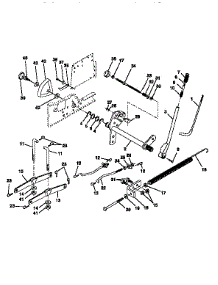 Lift Assembly parts for Craftsman Front-Engine Lawn Tractor 917251560 from AppliancePartsPros.com