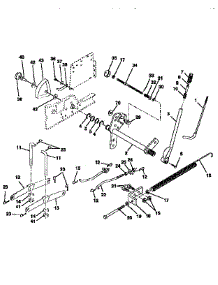 Lift Assembly parts for Craftsman Front-Engine Lawn Tractor 917251561 from AppliancePartsPros.com