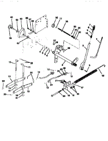 Lift Assembly parts for Craftsman Front-Engine Lawn Tractor 917251570 from AppliancePartsPros.com