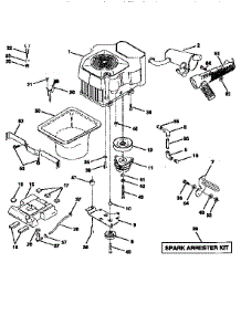 Engine parts for Craftsman Front-Engine Lawn Tractor 917251571 from AppliancePartsPros.com
