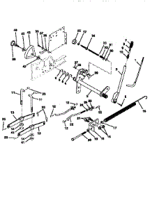 Lift Assembly parts for Craftsman Front-Engine Lawn Tractor 917251571 from AppliancePartsPros.com