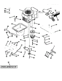 Engine parts for Craftsman Front-Engine Lawn Tractor 917251572 from AppliancePartsPros.com