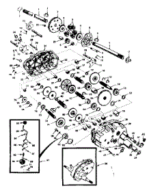 Transaxle parts for Craftsman Front-Engine Lawn Tractor 91725160 from AppliancePartsPros.com