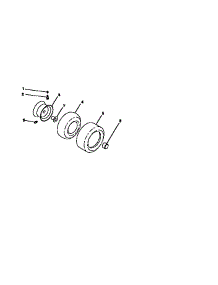 Wheels And Tires parts for Craftsman Front-Engine Lawn Tractor 917251630 from AppliancePartsPros.com
