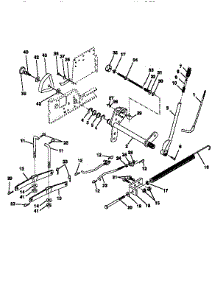 Lift Assembly parts for Craftsman Front-Engine Lawn Tractor 917251630 from AppliancePartsPros.com