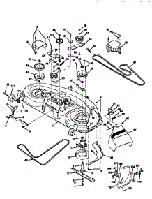 Mower Deck parts for Craftsman Front-Engine Lawn Tractor 917251630 from AppliancePartsPros.com