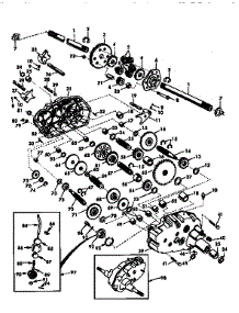 Transaxle parts for Craftsman Front-Engine Lawn Tractor 917251630 from AppliancePartsPros.com