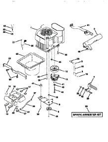 Engine parts for Craftsman Front-Engine Lawn Tractor 917251640 from AppliancePartsPros.com