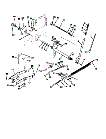 Lift Assembly parts for Craftsman Front-Engine Lawn Tractor 917251640 from AppliancePartsPros.com