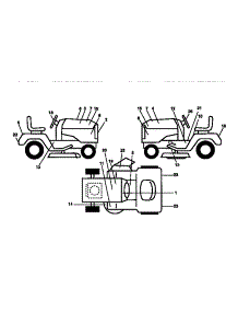 Decals parts for Craftsman Front-Engine Lawn Tractor 917251640 from AppliancePartsPros.com