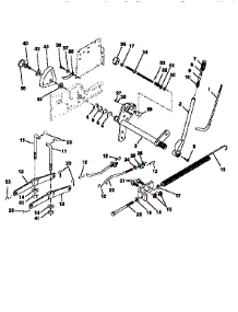 Lift Assembly parts for Craftsman Front-Engine Lawn Tractor 917251641 from AppliancePartsPros.com