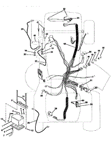Electrical parts for Craftsman Front-Engine Lawn Tractor 917251642 from AppliancePartsPros.com
