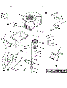 Engine parts for Craftsman Front-Engine Lawn Tractor 917251642 from AppliancePartsPros.com