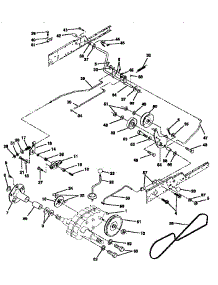 Ground Drive parts for Craftsman Front-Engine Lawn Tractor 917251650 from AppliancePartsPros.com