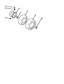 Wheels And Tires parts for Craftsman Front-Engine Lawn Tractor 917251650 from AppliancePartsPros.com