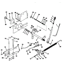 Lift Assembly parts for Craftsman Front-Engine Lawn Tractor 917251650 from AppliancePartsPros.com