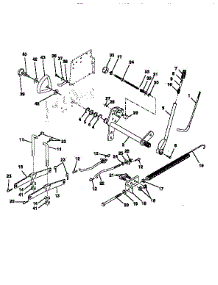 Lift Assembly parts for Craftsman Front-Engine Lawn Tractor 917251660 from AppliancePartsPros.com
