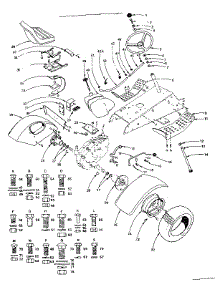 Steering And Final Drive parts for Craftsman Front-Engine Lawn Tractor 91725190 from AppliancePartsPros.com