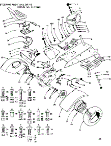 6 Twin Garden Tractor / Steering, And Final Drive parts for Craftsman Front-Engine Lawn Tractor 91725191 from AppliancePartsPros.com