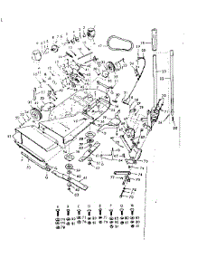 Mower Deck parts for Craftsman Gas Walk-Behind Mower 917252010 from AppliancePartsPros.com