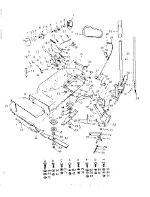 Mower Deck parts for Craftsman Gas Walk-Behind Mower 917252020 from AppliancePartsPros.com