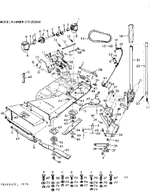 Mower Deck parts for Craftsman Gas Walk-Behind Mower 917252040 from AppliancePartsPros.com