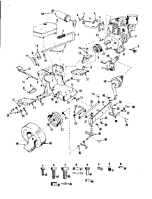 Engine parts for Craftsman Front-Engine Lawn Tractor 91725231 from AppliancePartsPros.com