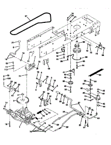 Drive parts for Craftsman Front-Engine Lawn Tractor 917252450 from AppliancePartsPros.com