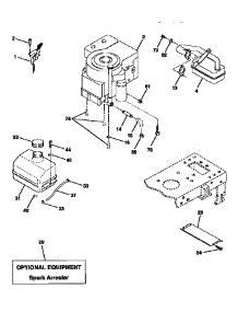 Engine parts for Craftsman Front-Engine Lawn Tractor 917252450 from AppliancePartsPros.com