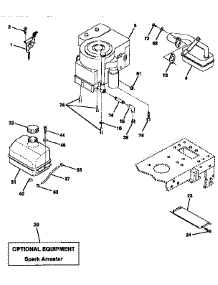 Engine parts for Craftsman Front-Engine Lawn Tractor 917252451 from AppliancePartsPros.com