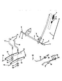 Lift parts for Craftsman Front-Engine Lawn Tractor 917252451 from AppliancePartsPros.com