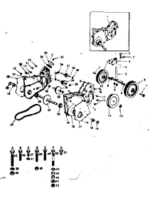 Transmission And Gauge Wheels parts for Craftsman Tiller 917252491 from AppliancePartsPros.com