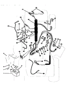 Electrical Repair parts for Craftsman Front-Engine Lawn Tractor 917252500 from AppliancePartsPros.com