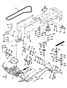 Drive parts for Craftsman Front-Engine Lawn Tractor 917252500 from AppliancePartsPros.com