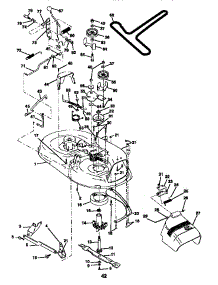 Mower parts for Craftsman Front-Engine Lawn Tractor 917252500 from AppliancePartsPros.com