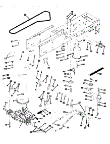 Drive parts for Craftsman Front-Engine Lawn Tractor 917252501 from AppliancePartsPros.com