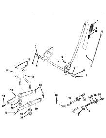Lift parts for Craftsman Front-Engine Lawn Tractor 917252501 from AppliancePartsPros.com