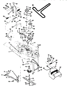 Mower parts for Craftsman Front-Engine Lawn Tractor 917252501 from AppliancePartsPros.com