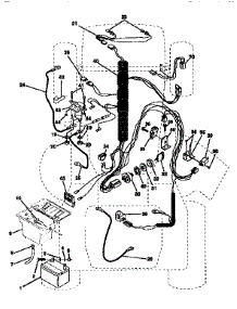 Electrical parts for Craftsman Front-Engine Lawn Tractor 917252502 from AppliancePartsPros.com