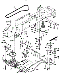 Drive parts for Craftsman Front-Engine Lawn Tractor 917252502 from AppliancePartsPros.com