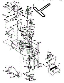 Mower parts for Craftsman Front-Engine Lawn Tractor 917252502 from AppliancePartsPros.com